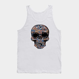 Skull with Flowers 💀 Tank Top